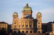 Das Bundeshaus in Bern. (Bild: Keystone/Peter Klaunzer)