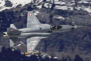 Ein Kampfjet des Typs Northrop F-5 Tiger. (Bild: Schweizer Luftwaffe)