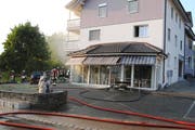 Am Donnerstagabend ist im Keller dieses Hauses in Dagmersellen ein Brand ausgebrochen. (Bild: Luzerner Polizei)