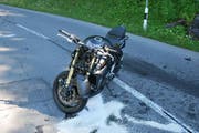 Die Unfallstelle auf der Glaubenbergstrasse. (Bild Kantonspolizei Obwalden)