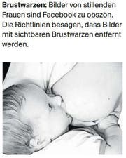 Facebook-Posts: Gesperrte Bilder und Videos. (Bild: LZ)