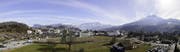 Blick auf das Mattenhof-Areal in Kriens, auf dem die Pilatus-Arena realisiert werden soll. (Bild: PD)