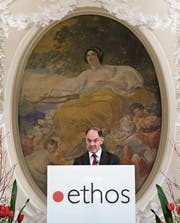 Ethos-Stiftungsratspräsident Dominique Biedermann. (Bild: Anthony Anex/Keystone (Bern, 2. Februar 2017))