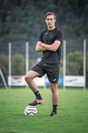 Captain Yves Erni will mit Hergiswil gegen Schötz standhaft bleiben. (Bild: Pius Amrein (12. September 2017))