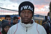 Der 25-jährige Christ Blu aus Guinea-Bissau will den Schrecken des islamistischen Terrors hinter sich lassen. (Bild: Christoph Reichmuth)