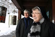 Schwester Fernanda Vogel (links) und Schwester Erasma Höfliger. (Bild Marion Wannemacher)