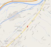 Hier soll das zweite VBL-Depot entstehen: Auf der Höhe des Bahnhofs Root D4. (Bild: Google Maps)