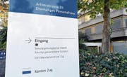 Der Schulpsychologische Dienst des Kantons im ehemaligen Personalhaus des alten Kantonsspitals. (Bild: Werner Schelbert (Zug, 18. Oktober 2017))
