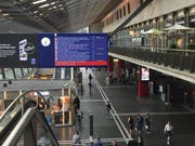 Die SBB kommunizieren die Störung am Bahnhof Luzern. (Bild: nop)