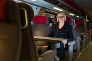 Jeannine Pilloud kümmert sich ausschliesslich um die Branchenentwicklung. (Bild: Patrick B. Krämer/Keystone (Zürich, 4. Februar 2013))