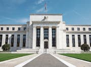 Der Hauptsitz der amerikanischen Notenbank Federal Reserve in Washington. (Bild: J. Scott Applewhite/AP (25. April 2014))