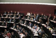 Der Luzerner Kantonsrat in die Debatte über das Konsolidierungsprogramm 17. (Bild: Manuela Jans-Koch (Luzern, 12. Dezember 2016))