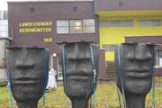 Das Hauptgebäude des Landessenders Beromünster erstrahlt in neuem Glanz. (Bild: Philipp Berger/Luzernerzeitung.ch)