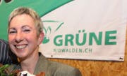 Die Präsidentin der Grünen Nidwalden, Claudia Dillier. (Bild Roger Zbinden/Neue NZ)