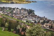 Blick auf Hergiswil. (Bild: Corinne Glanzmann/Neue NZ)