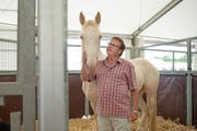 Fredy Knie mit Pferd. (Bild: Corinne Glanzmann (Luzerner Zeitung))