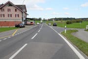 Die Unfallstelle: Hier krachten die beiden Wagen ineinander. (Bild: Luzerner Polizei)