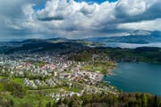 Blick auf die Gemeinde Horw. (Bild: Philipp Schmidli (Horw, 18. April 2017))