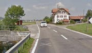 Wird erneuert: Strasse zwischen Grosswangen (hinten) und Buttisholz). (Bild: Maps Google)
