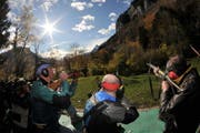 Der Föhn sorgte beim 146. Rütlischiessen für herrlichen Sonnenschein. (Bild Urs Hanhart/Neue UZ)