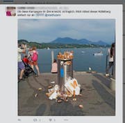 Bürger machen die städtischen Behörden über soziale Medien ... (Bild: Facebook)
