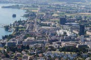 Blick auf die Stadt Zug. (Bild: Stefan kaiser/Neue ZZ)