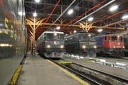 Blick ins Depot von SBB Historic in Erstfeld. (Bild: Stiftung Historisches Erbe der SBB)