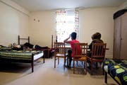 Fast zwei Drittel aller Asylgesuche im Kanton Luzern stammen derzeit von Eritreern, Afghanen und Syrern. Im Bild: Asylsuchende im kantonalen Zentrum Sonnenhof, Emmenbrücke. (Archivbild Dominik Wunderli)