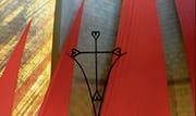 Das Herzkreuz von Taizé.