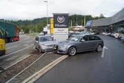 Die Unfallstelle in Sihlbrugg (Gemeinde Neuheim). (Bild: Zuger Polizei)