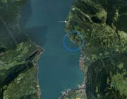 Das Axenmätteli liegt zwischen dem Dorf Flüelen und der Tellskapelle. (Bild Google Maps)
