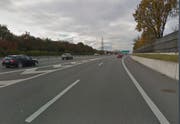 Der Unfall ereignete sich unmittelbar nach der Blegikurve Fahrtrichtung Luzern. (Bild: Google Maps)