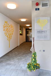 Eingangsbereich des Alters- und Pflegeheim Heimet in Ennetbürgen. (Bild: PD)