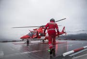 Auf dem Landeplatz des Kantonsspitals Luzern (im Bild) dürfen die Rega-Helikopter bald zu jeder Tages- und Nachtzeit landen. (Bild: Manuela Jans/LZ (22. Dezember 2017))
