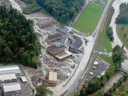 Der Buoholzbach verwüstete beim Unwetter 2005 ein ganzes Industriequartier. (Archivbild NZ)