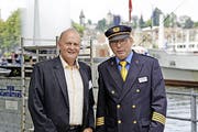 DVL-Präsident mit SGV-Kapitän Franz Mathis. (Bild: PD)