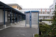 Innenhof des Spital Lachen. (Archivbild Neue LZ)