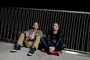 Sie erhalten einen Werkbeitrag vom Kanton Luzern: Mario Wälti (alis Emm, links) und Raphael Spiess (Kackmusikk). (Archivbild Pius Amrein)