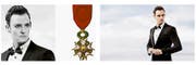 Das hier ist laut Agelocer Eus Müller, Sohn des Firmengründers. Er – der mit dem Ritterkreuz der französischen Ehrenlegion ausgezeichnet wurde – soll die Firma 1960 übernommen haben. (links) Das Originalbild rechts zeigt wohl ein Model; das Bild findet sich auf diversen Webseiten. Zudem hat Agelocer offensichtlich das Gesicht des Mannes digital verändert. (Bild: Internet-Screenshot; Getty)