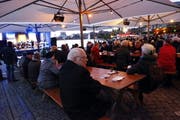 Landammannfeier auf dem Landsgemeindeplatz vom 20. Dezember in Zug. (Bild: Werner Schelbert / Neue ZZ)