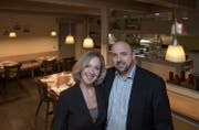 Das neue «Löwen»-Pächterpaar Stephan und Adrienn Portmann. (Bild: Pius Amrein (Dagmersellen, 30. November 2017))