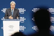 Der italienische Ministerpräsident Paolo Gentiloni. (Bild: LAURENT GILLIERON (KEYSTONE))