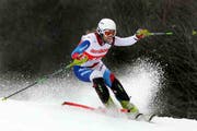 Priska Nufer ist beim Nachtslalom auf Melchsee-Frutt ausgeschieden. (Archivbild Beat Blättler/Neue LZ)
