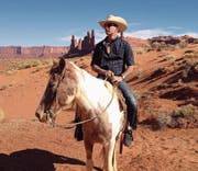 Adrian war schon mehrmals in Amerika, um dort «wie ein Cowboy durch das Gelände zu reiten». (Bild: PD)