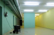 Aus den ehemaligen Zivilschutzräumen im Parkhaus Casino in Zug wird bald ein Lager für Kulturgüter. Bild: Gina Böhme (21. November 2016)
