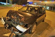 Die Unfallstelle bei der Chollermüli. (Bild: Zuger Polizei)