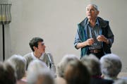 Bernard Bornet bei seinem Vortrag im Schloss Heidegg in Gelfingen. (Bild: Corinne Glanzmann / Neue LZ)
