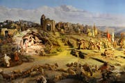 Bethlehem zur Zeit Christi Geburt originalgetreu nachgebaut: das Diorama in Einsiedeln. (Bild Eveline Beerkircher)