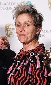 Frances McDormand ist für uns die Favoritin für die beste Hauptdarstellerin. (Bild: Andy Rain/EPA)