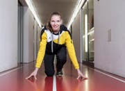 Startbereit für die neue Freiluftsaison: Géraldine Ruckstuhl. (Bild: Manuela Jans-Koch (Magglingen, 1. Februar 2018))